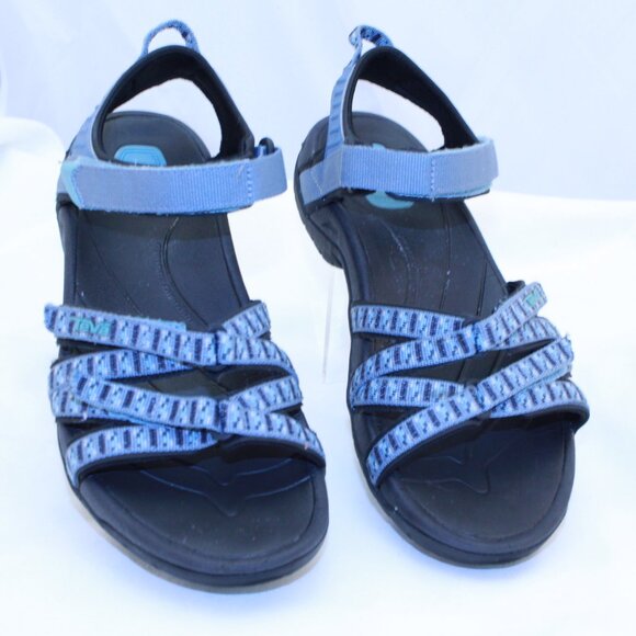 Teva SZ 9 Blue Mirage TIRRA Adjustable Strap Outdoor Hiking Water Sports Sandals - Picture 1 of 12